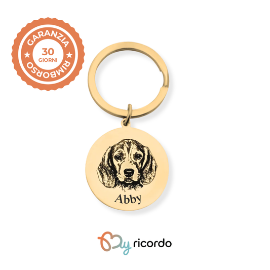 INFINITO™ - Portachiavi Inossidabile Sagoma Personalizzato