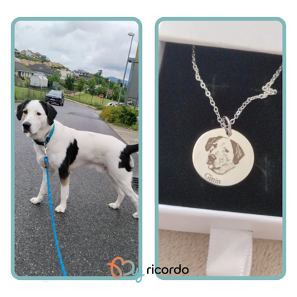 INFINITO™ - Collana Inossidabile Sagoma Personalizzata