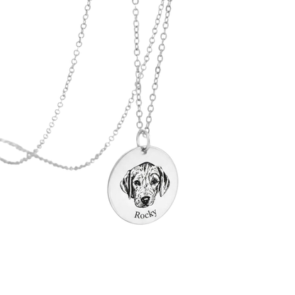 INFINITO™ - Collana Inossidabile Sagoma Personalizzata