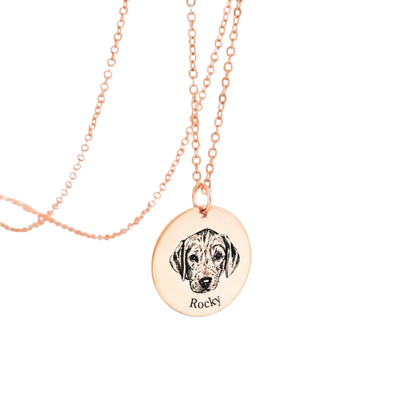 INFINITO™ - Collana Inossidabile Sagoma Personalizzata