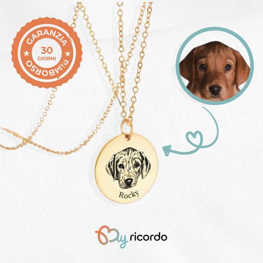 INFINITO™ - Collana Inossidabile Sagoma Personalizzata