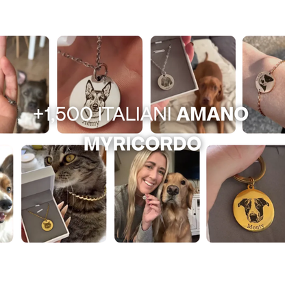 INFINITO™ - Collana Inossidabile Sagoma Personalizzata