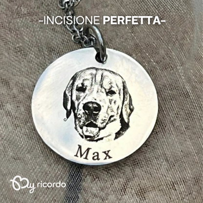 INFINITO™ - Collana Inossidabile Sagoma Personalizzata
