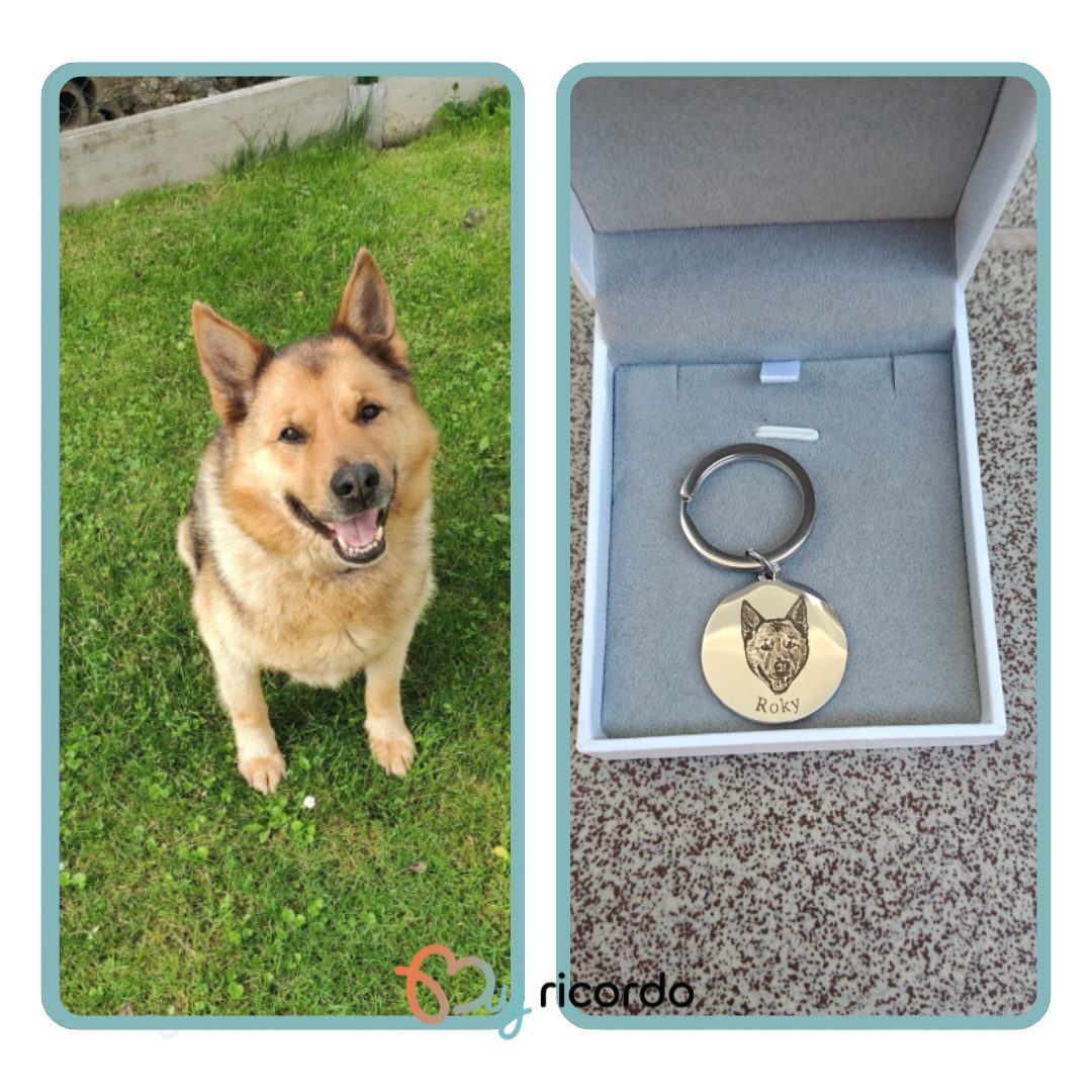 INFINITO™ - Portachiavi Inossidabile Sagoma Personalizzato